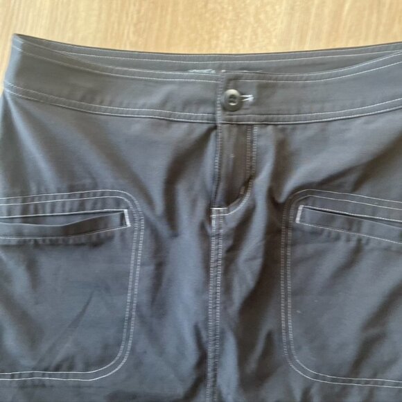 Prana Active Skort Black Dry Fit Moisture Wicking Pockets Golf Tennis Hiking 2 - Picture 5 of 9